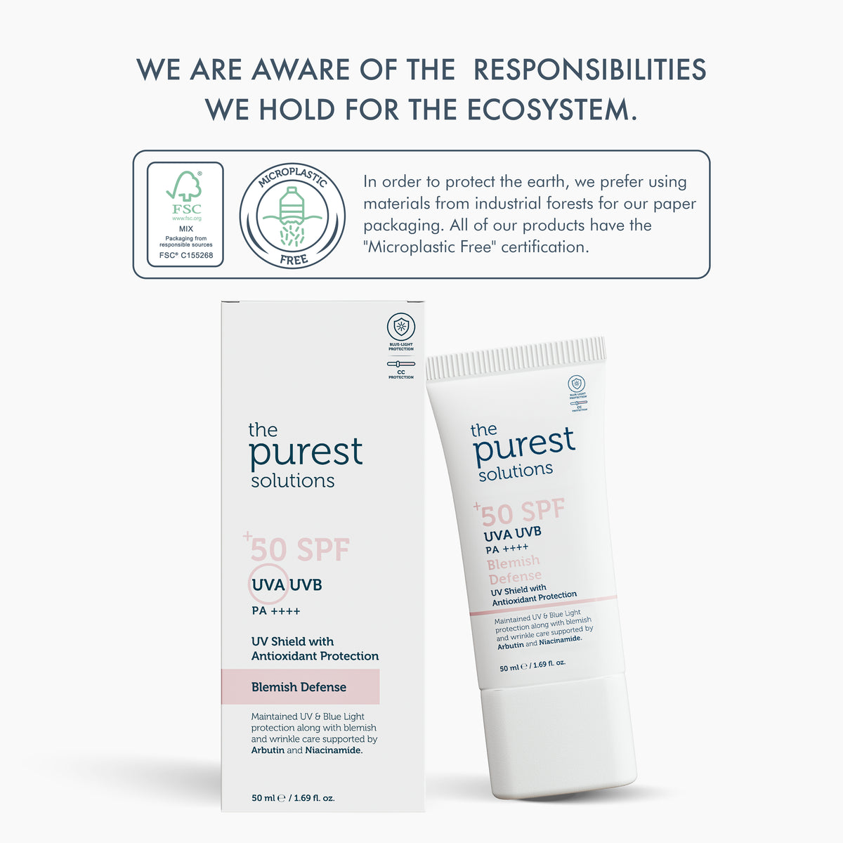 Blemish Defense UVA/UVB Antioxidant Protection For Blemish-Prone Skin 50+ SPF 50 ml