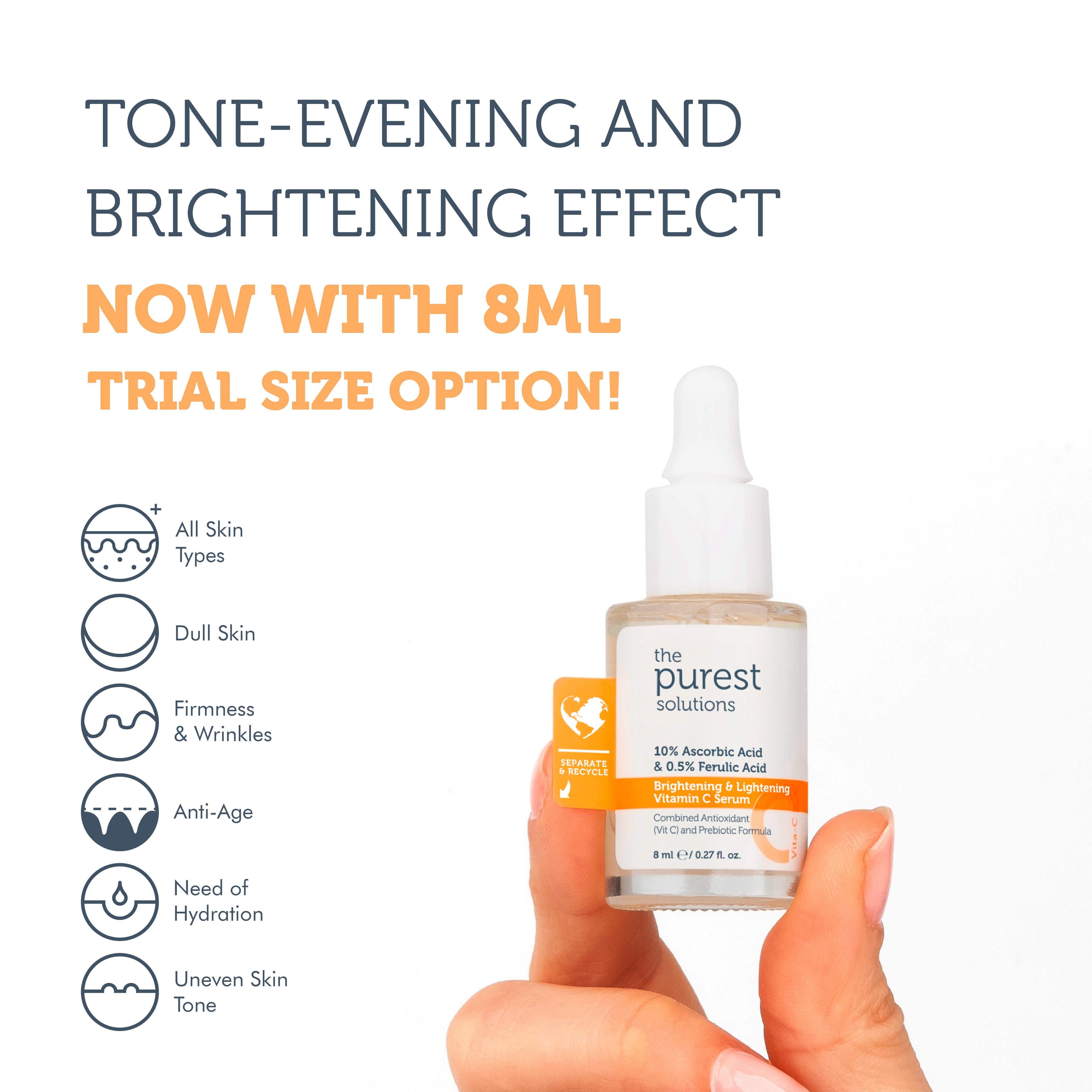 Brightening & Lightening Vitamin C Serum 8 ml
