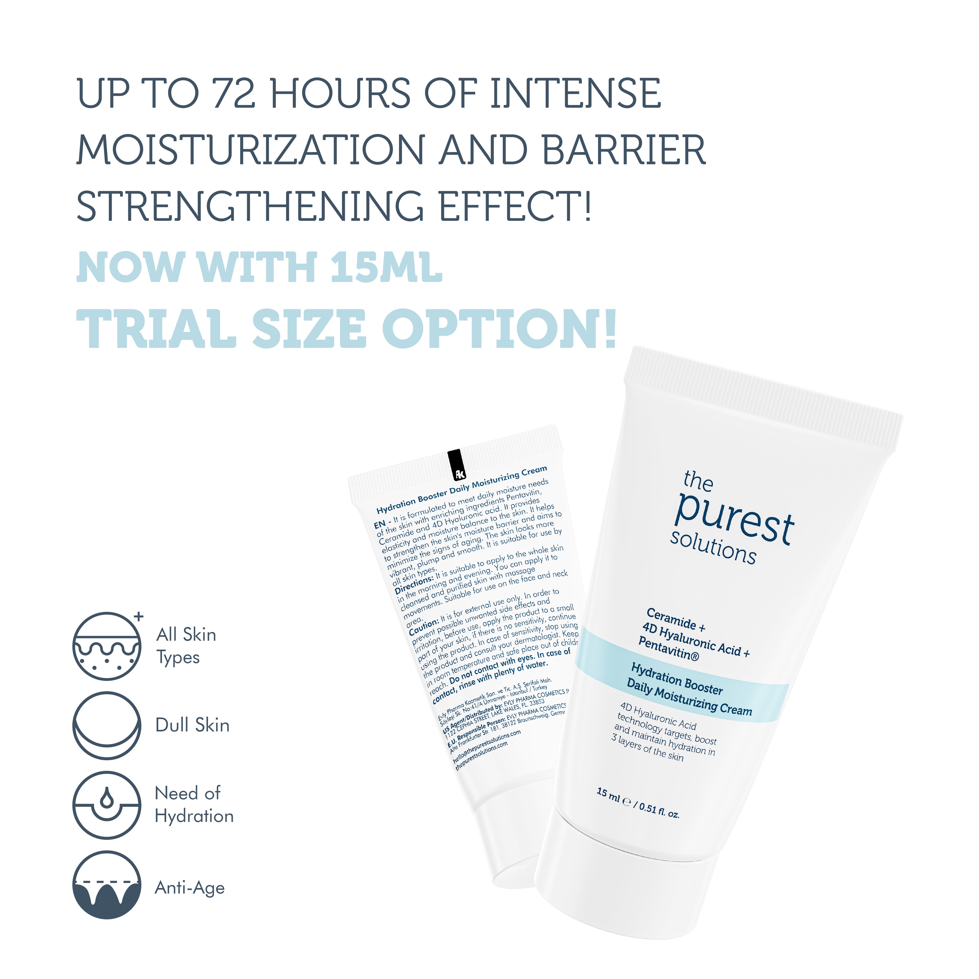 Hydration Booster Daily Moisturizing Cream 15 ml