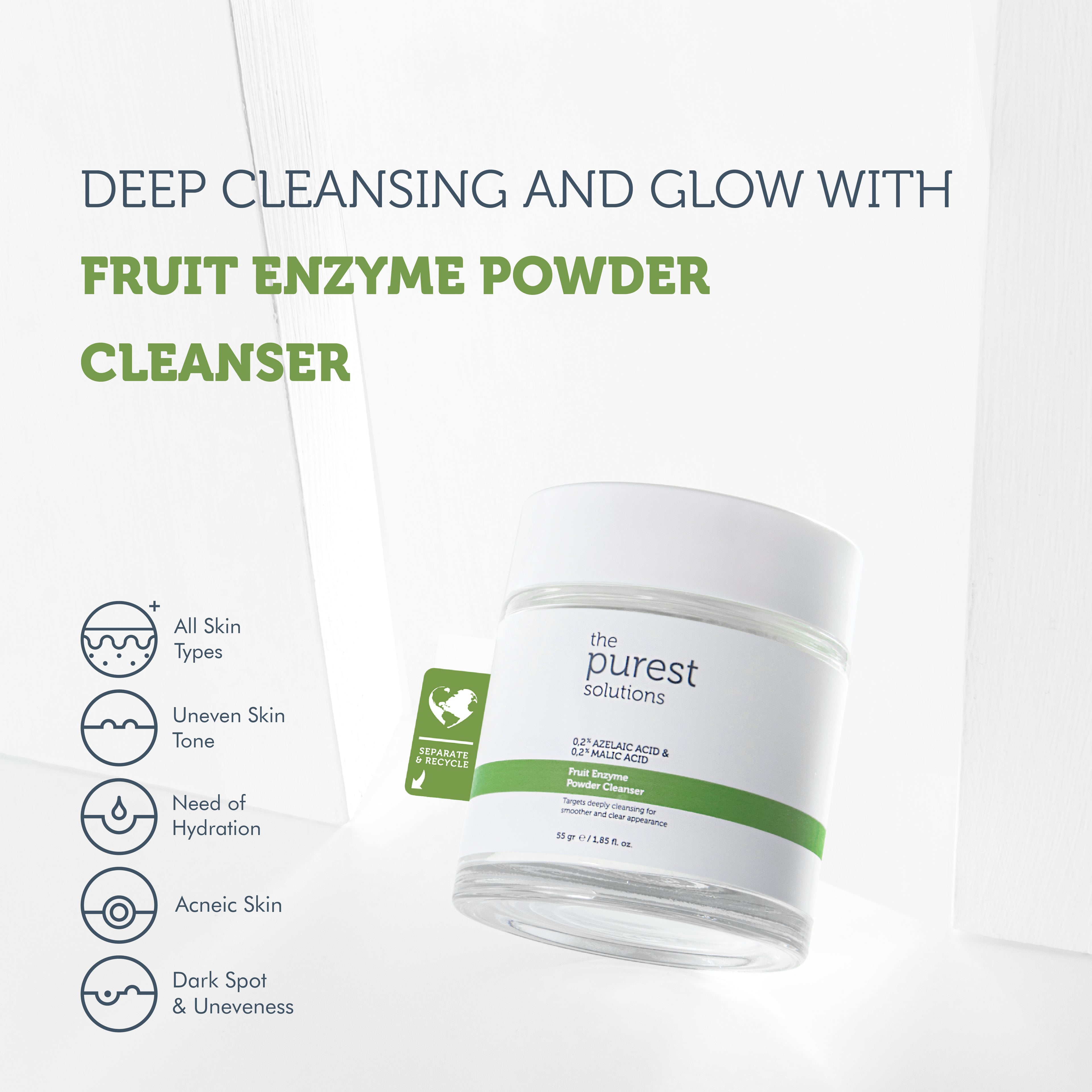 Fruit Enzyme Powder Cleanser 55 gr