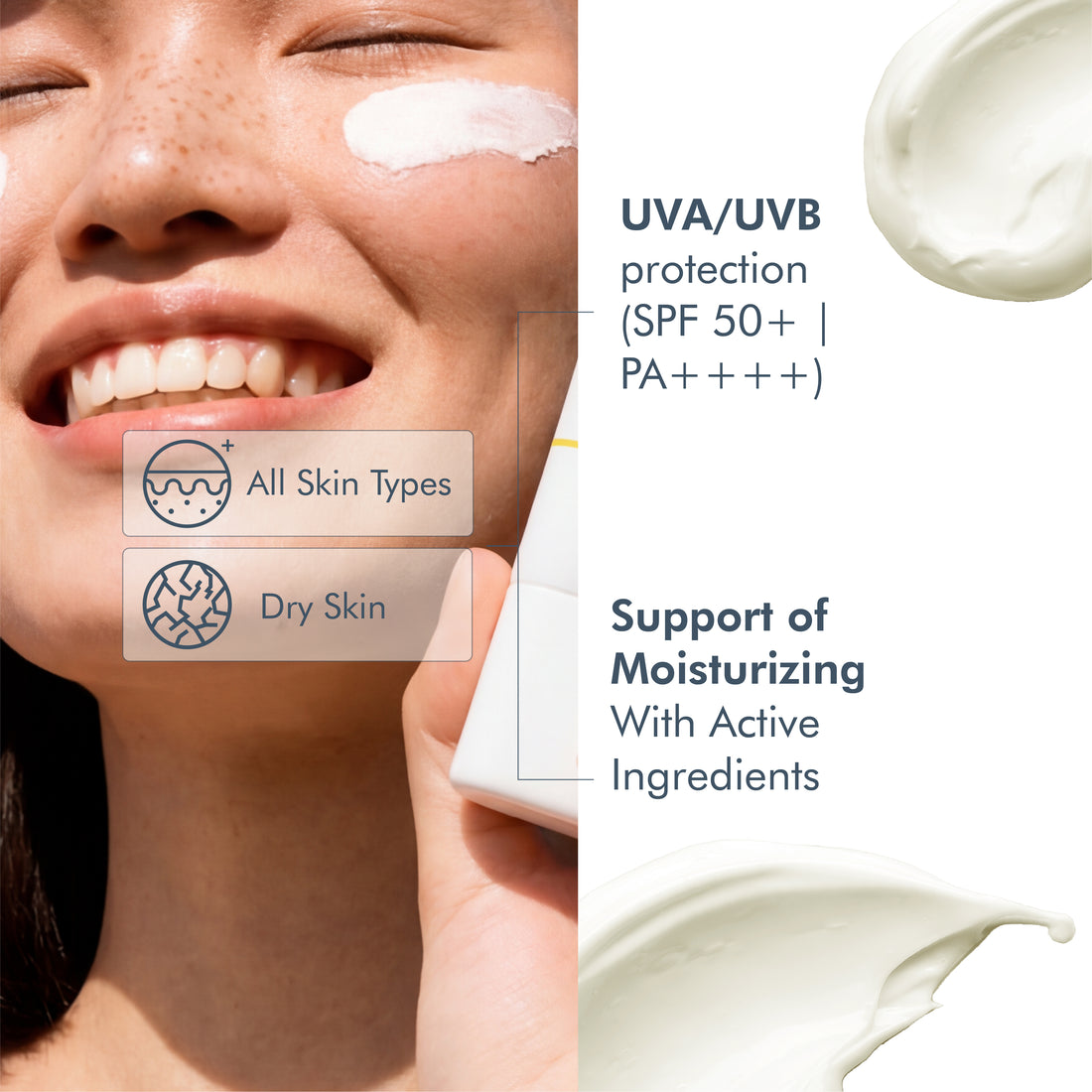 Invisible UV Protection  Daily Intensive Moisturizer 50+ SPF 50 ml