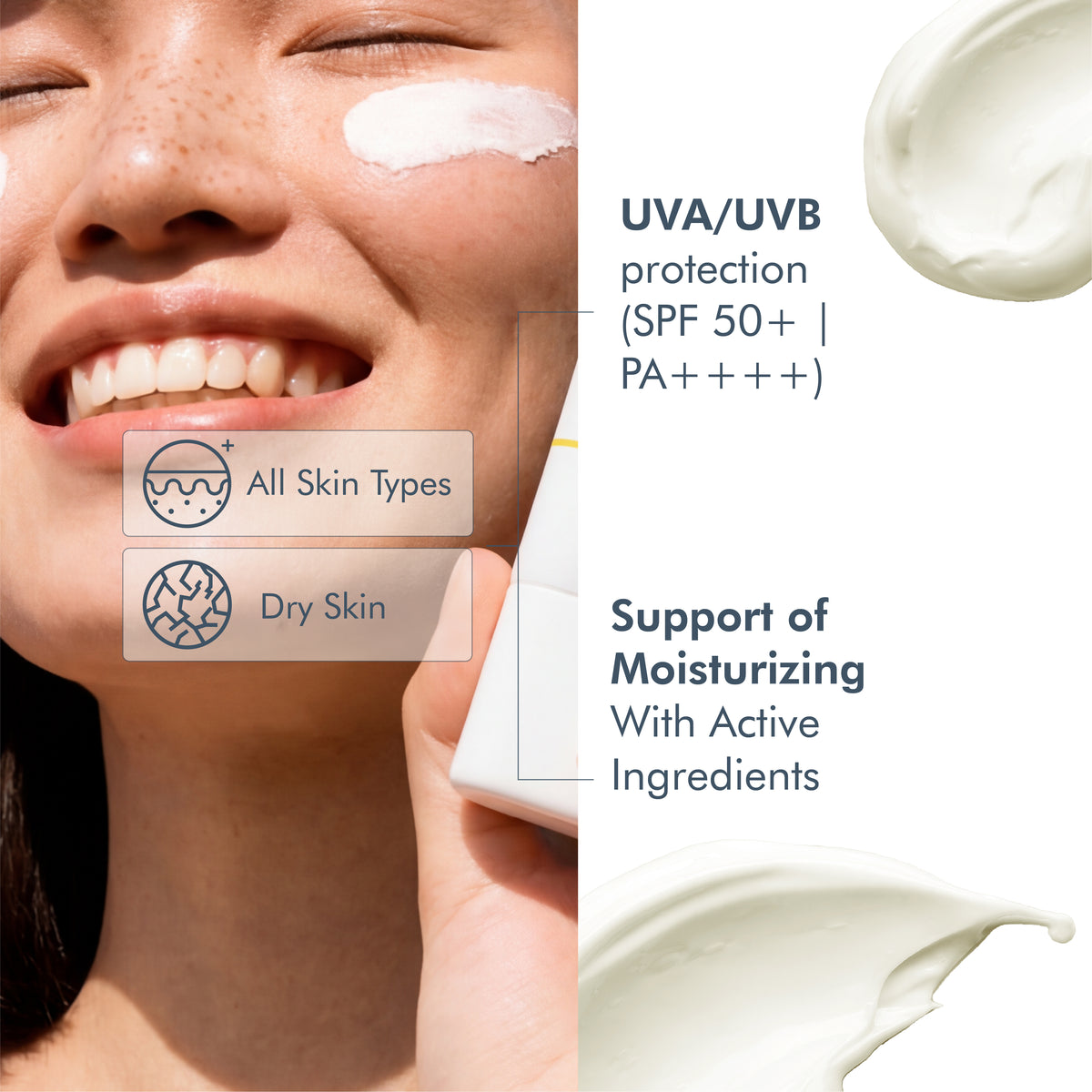 Invisible UV Protection  Daily Intensive Moisturizer 50+ SPF 50 ml