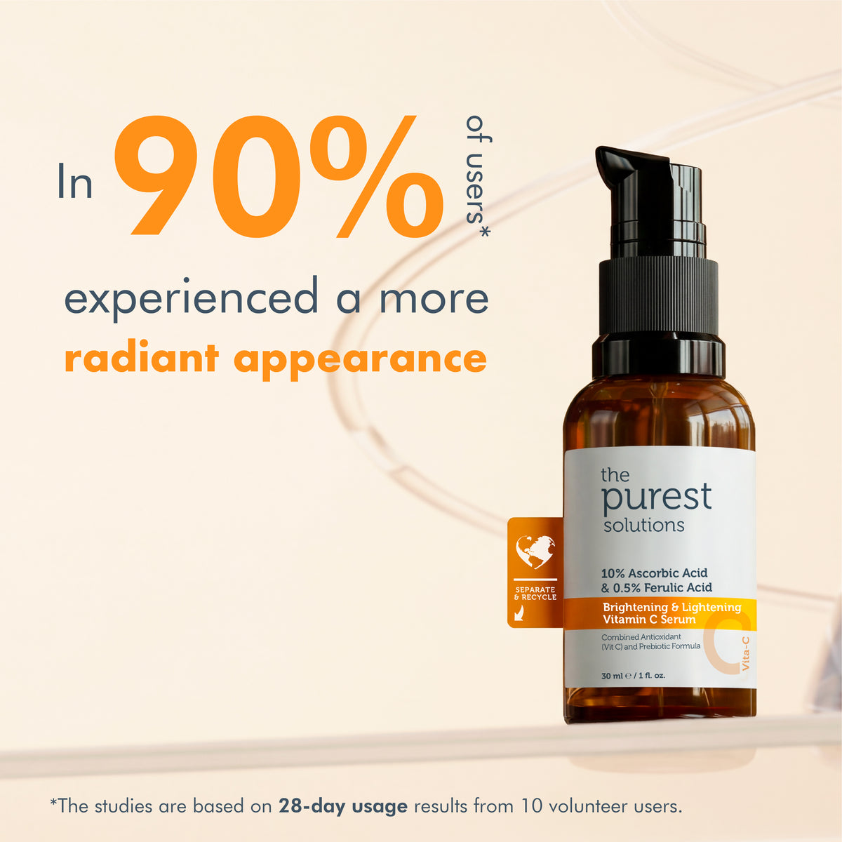 Brightening &amp; Lightening  Vitamin C Serum 30 ml