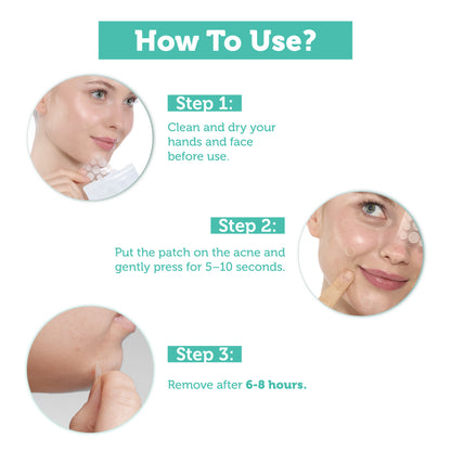 Hydrocolloid Invisible Spot Patches