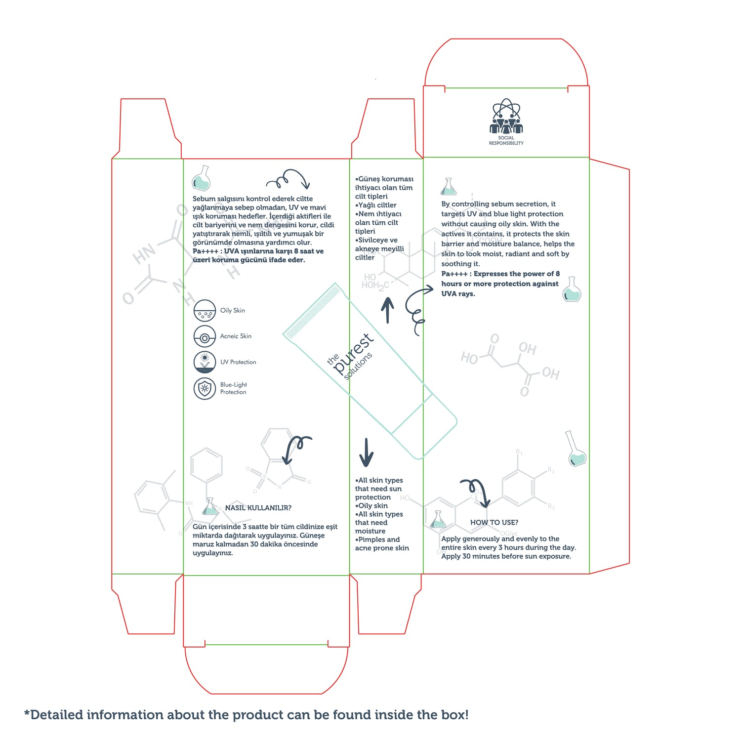 Dry-Touch Protection Mattifier &amp; Oil Control Moisturizer for Oily Skin 50+ SPF 50 ml.