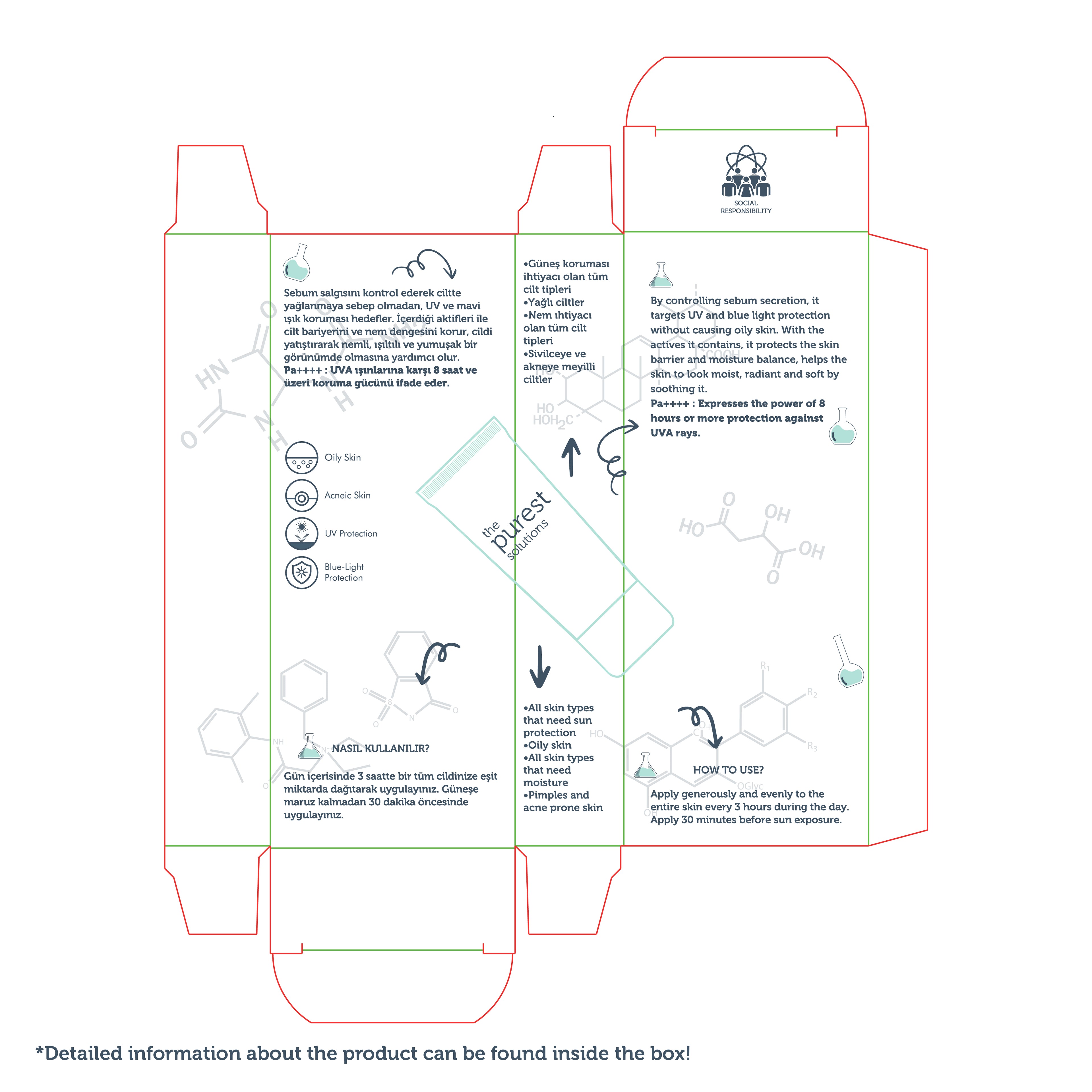 Dry-Touch Protection Mattifier &amp; Oil Control Moisturizer for Oily Skin 50+ SPF 50 ml.