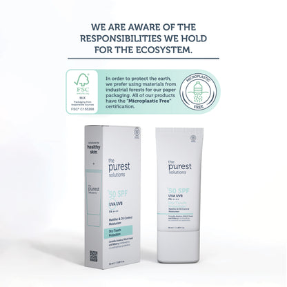 Dry-Touch Protection Mattifier &amp; Oil Control Moisturizer for Oily Skin 50+ SPF 50 ml.