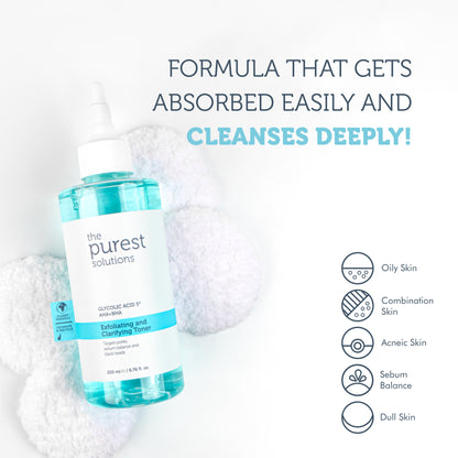 Exfoliating and Clarifying Toner 200 ml