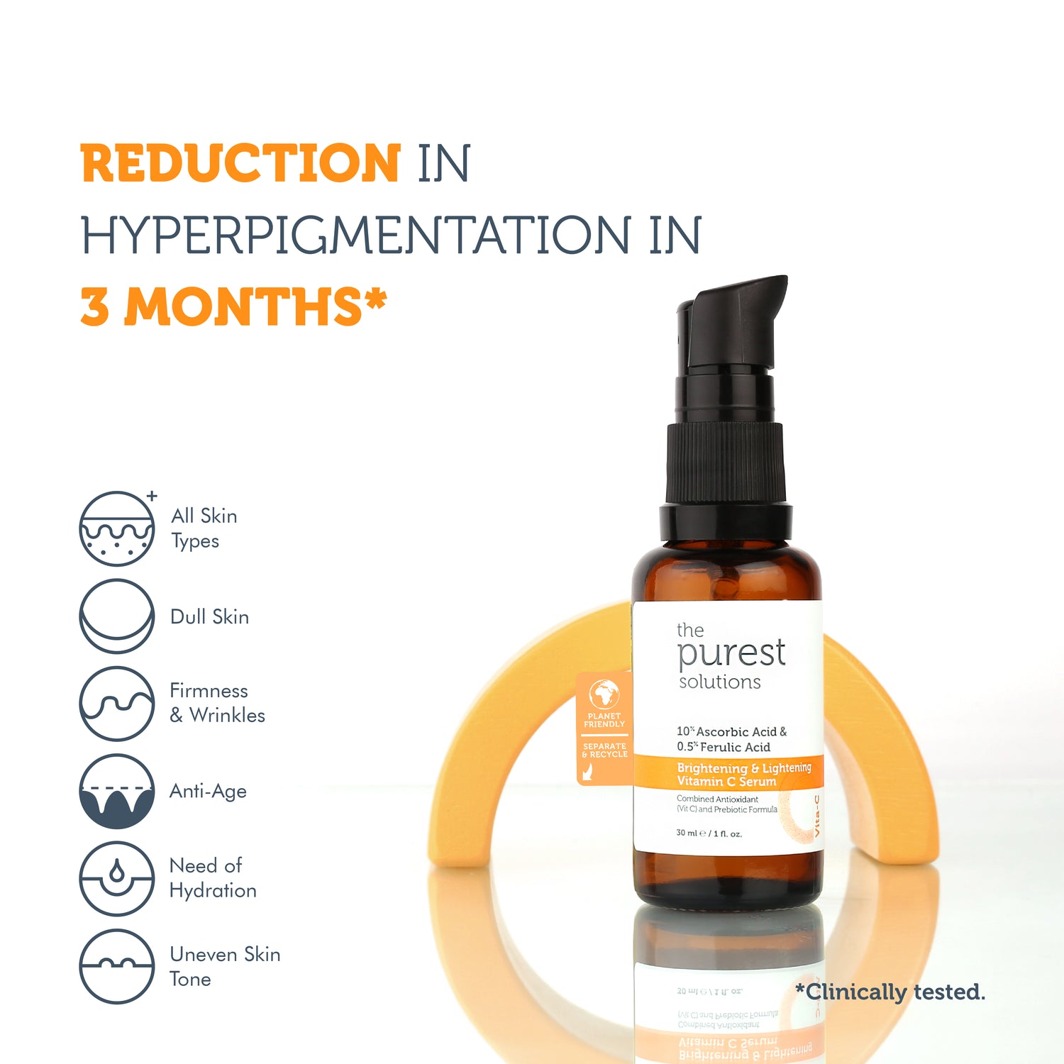 Brightening &amp; Lightening  Vitamin C Serum 30 ml