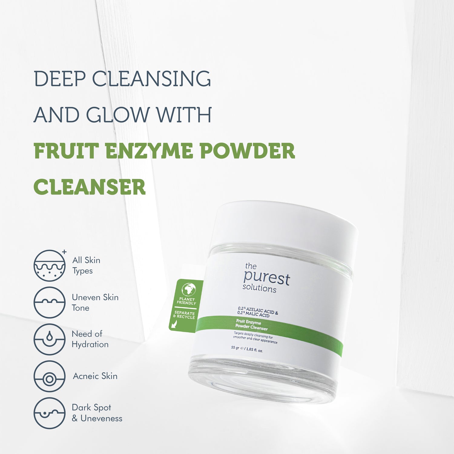 Fruit Enzyme Powder Cleanser 55 gr
