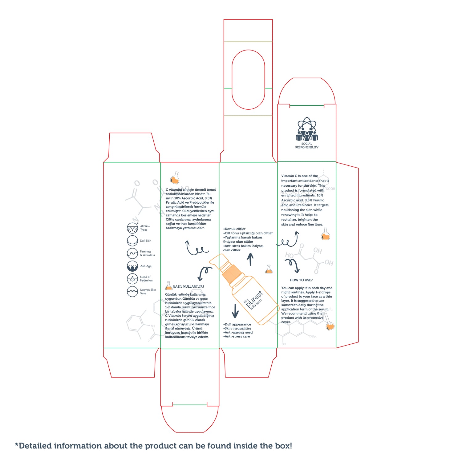 Brightening &amp; Lightening  Vitamin C Serum 30 ml