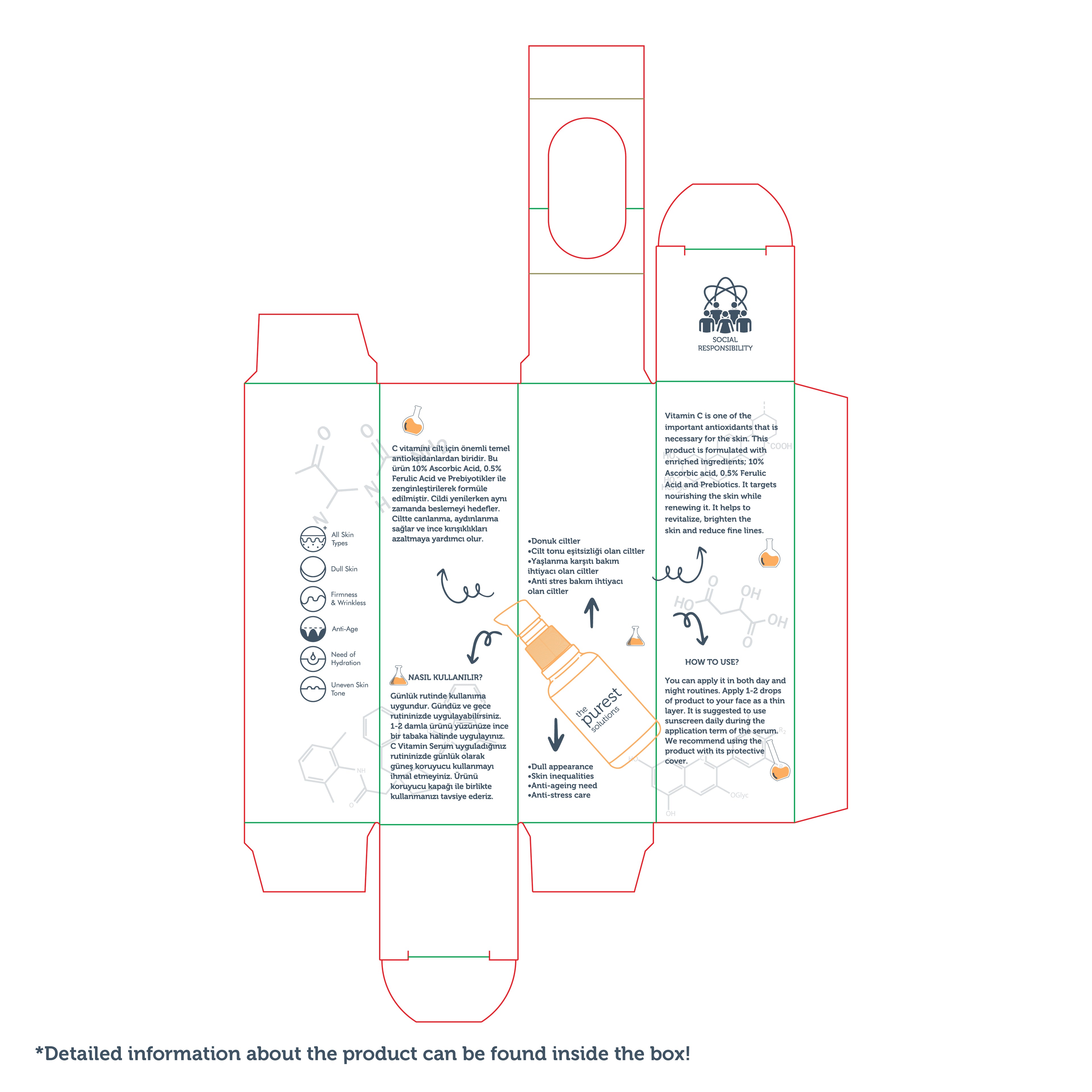Brightening &amp; Lightening  Vitamin C Serum 30 ml