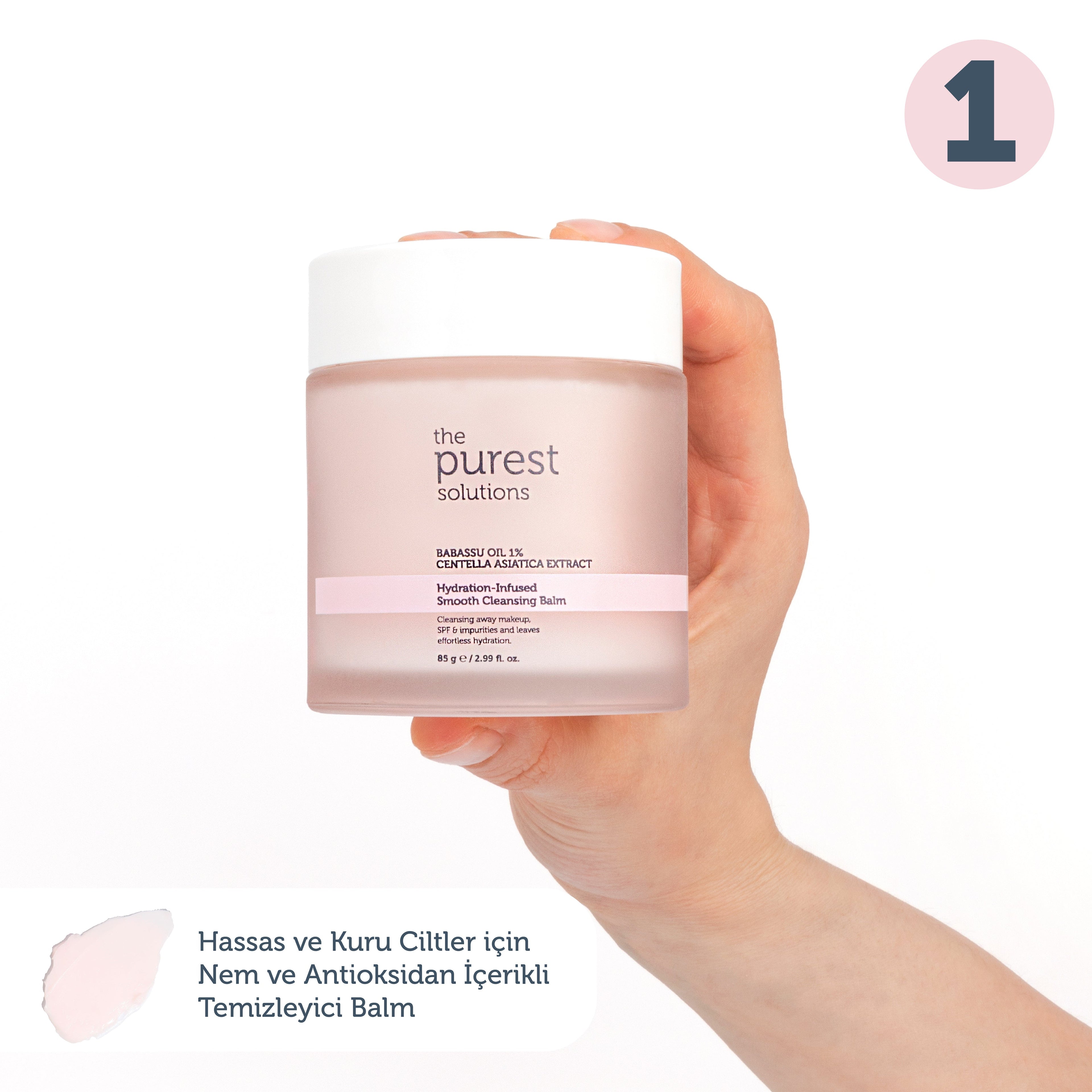 Zweiphasiges Reinigungsroutine-Set für trockene und empfindliche Haut