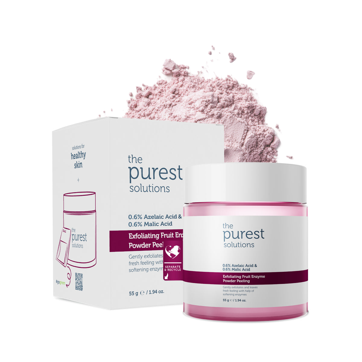 Exfoliating Fruit Enzyme Powder Peeling 55 gr