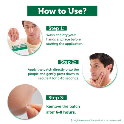 Microneedle Akne-Pflaster – Anti-Pickel Patch mit Mikronadel-Technologie (9 Stück)