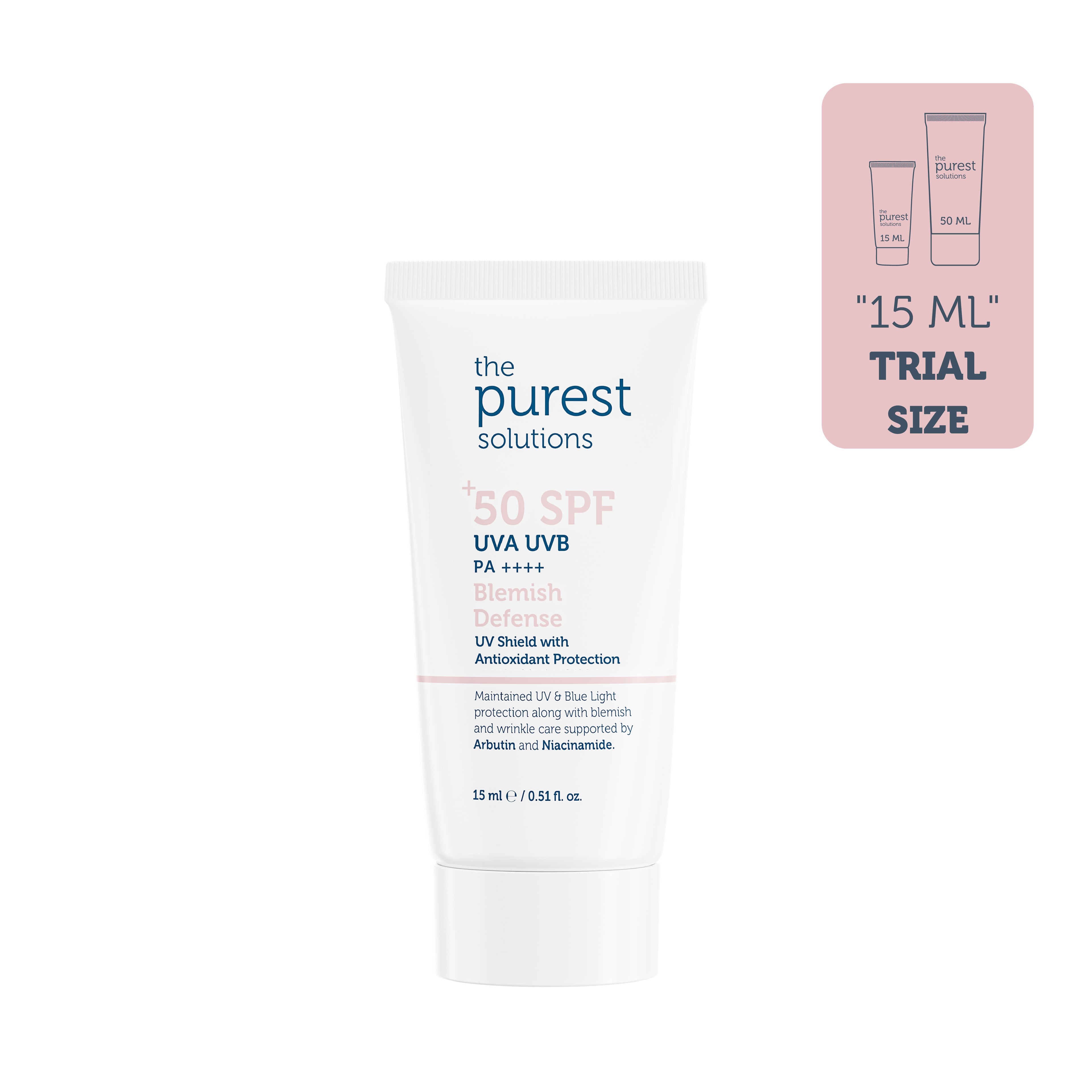 Blemish Defense UVA/UVB Antioxidant Protection For Blemish-Prone Skin 50+ SPF 15 ml