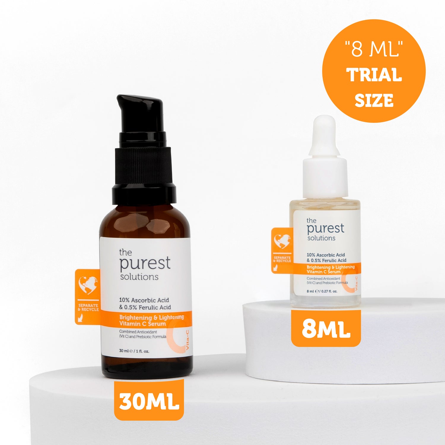 Brightening &amp; Lightening  Vitamin C Serum 8 ml