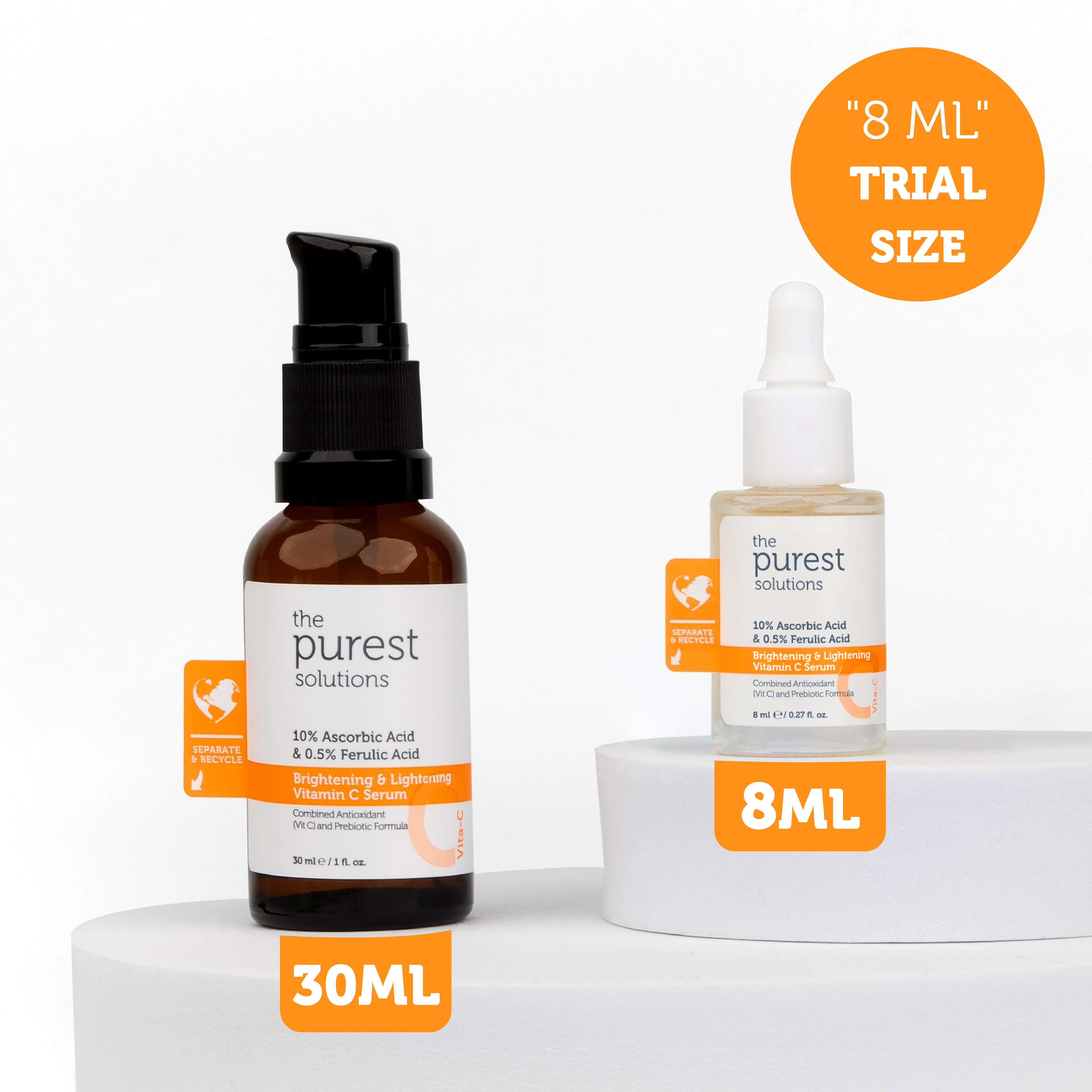 Brightening &amp; Lightening  Vitamin C Serum 8 ml