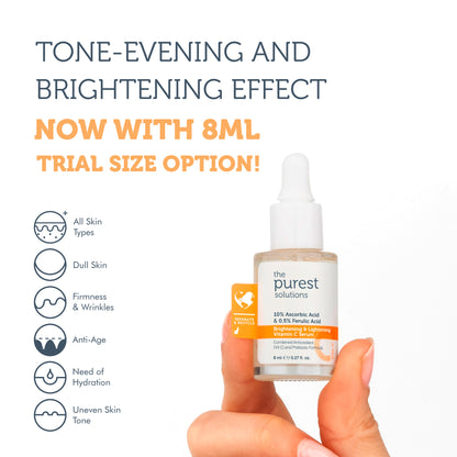 Brightening &amp; Lightening  Vitamin C Serum 8 ml