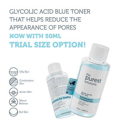 Exfoliating and Clarifying Toner 50 ml