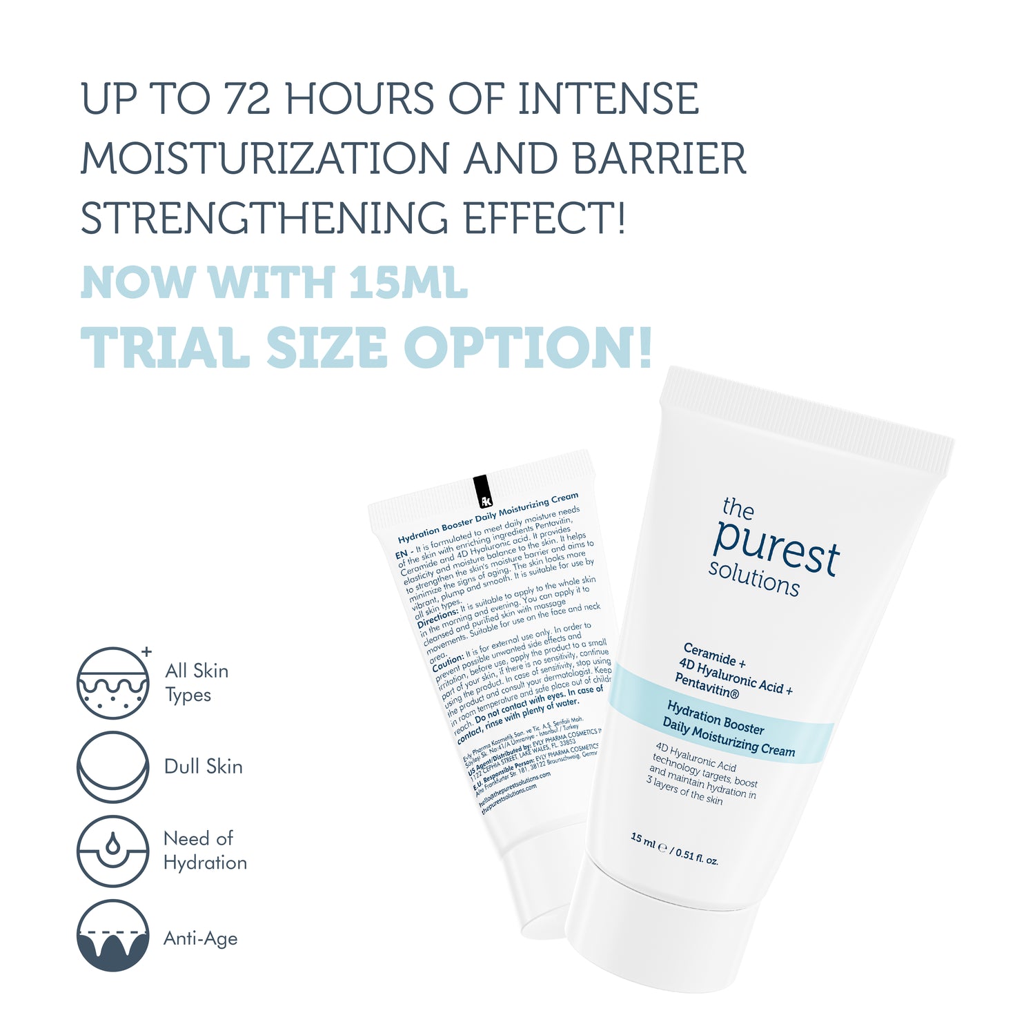 Hydration Booster Daily Moisturizing Cream 15 ml