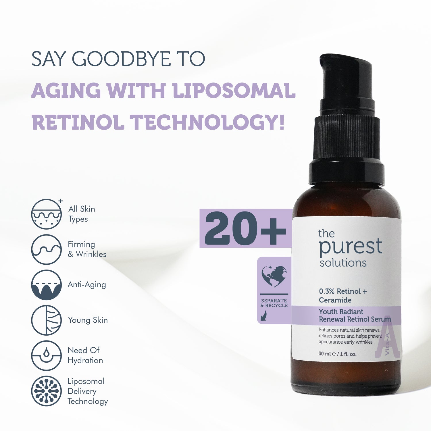 Youth Radiant Renewal Retinol Serum 20+ 30 ml