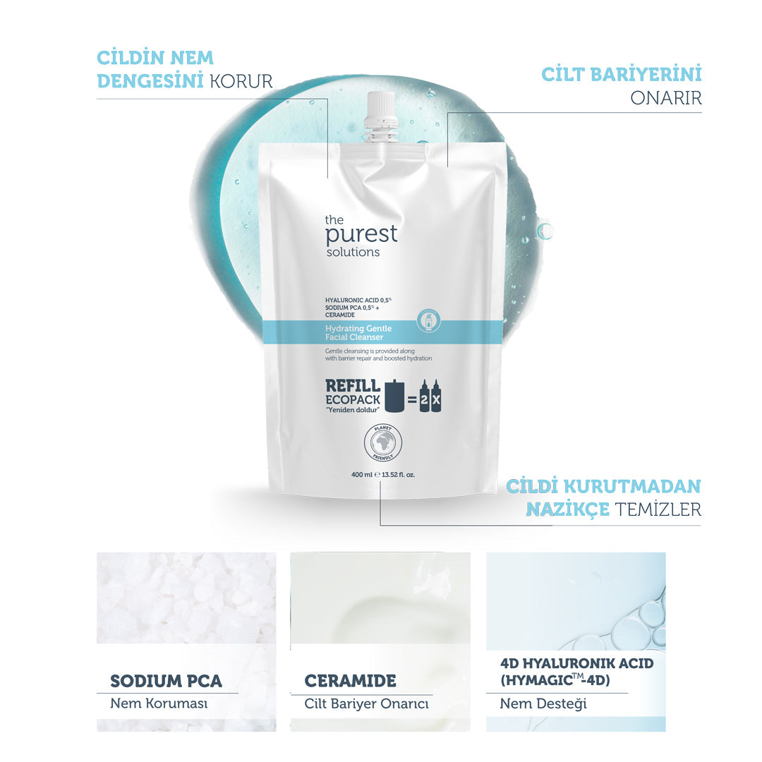 Hydrating Gentle Facial Cleanser Ecological Refill Pack 400 ML