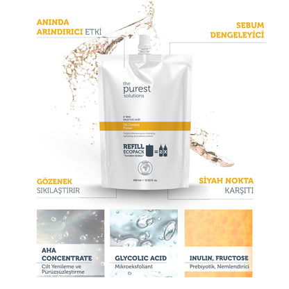 Oil Control Toner Ecological Refill Pack 400 ML