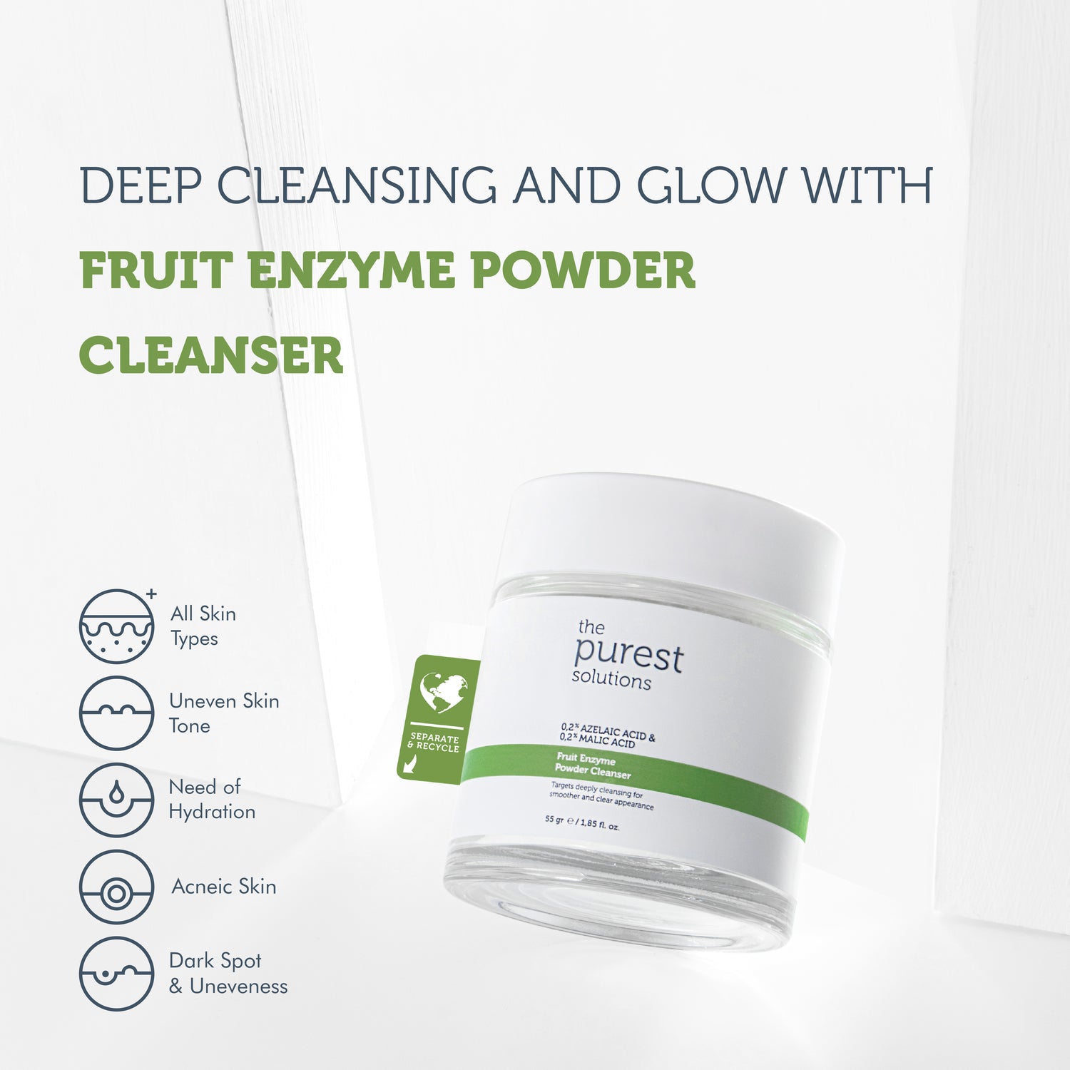 Fruit Enzyme Powder Cleanser 55 gr
