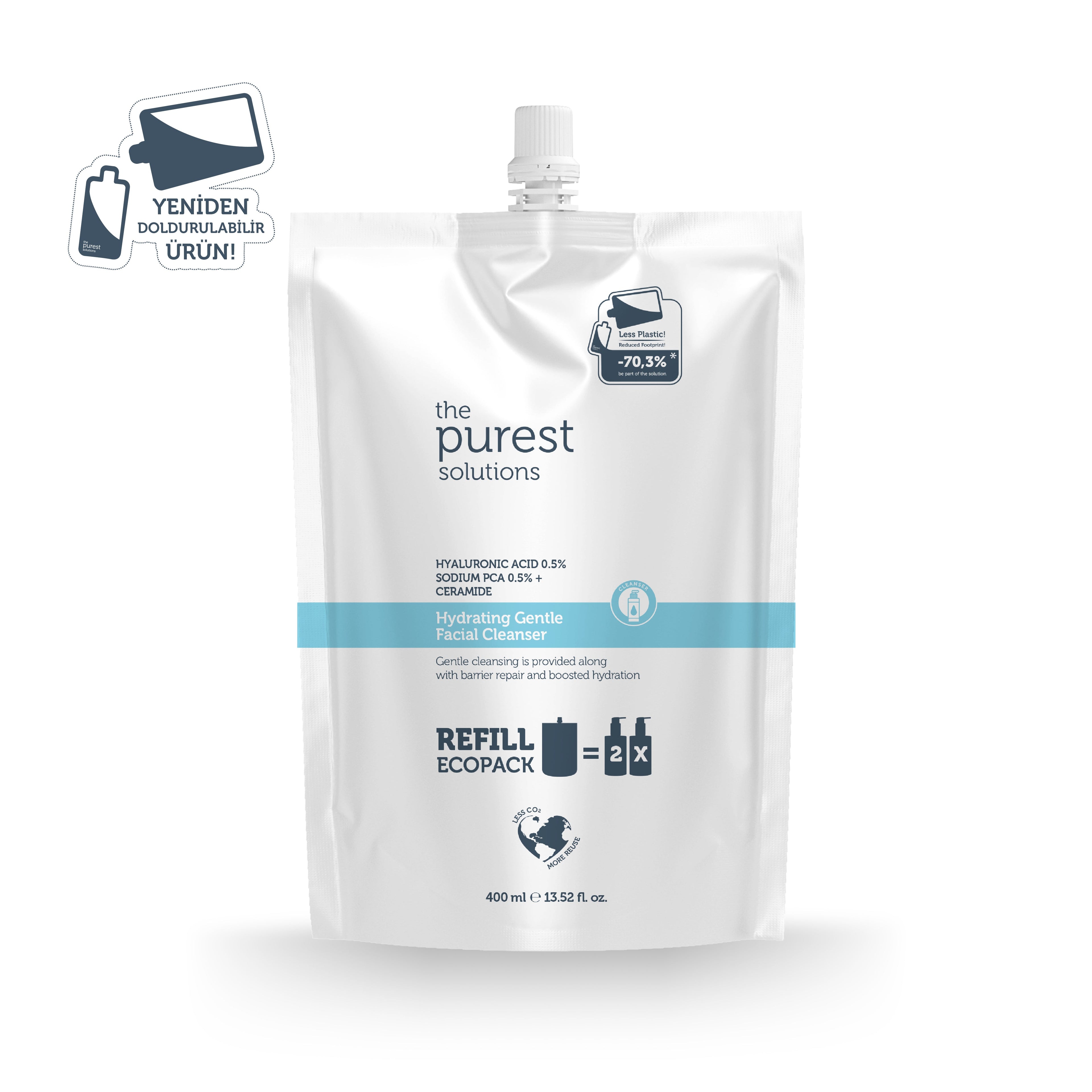 Hydrating Gentle Facial Cleanser Ecological Refill Pack 400 ML